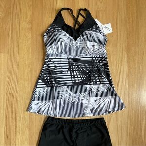 Stylish Black and White Bikini by Xhilaration